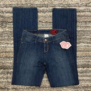 CHICK 90s Low Rise Mini Bootcut Jeans Sz 27 | Low Rise Mini Bootcut Y2K Jeans